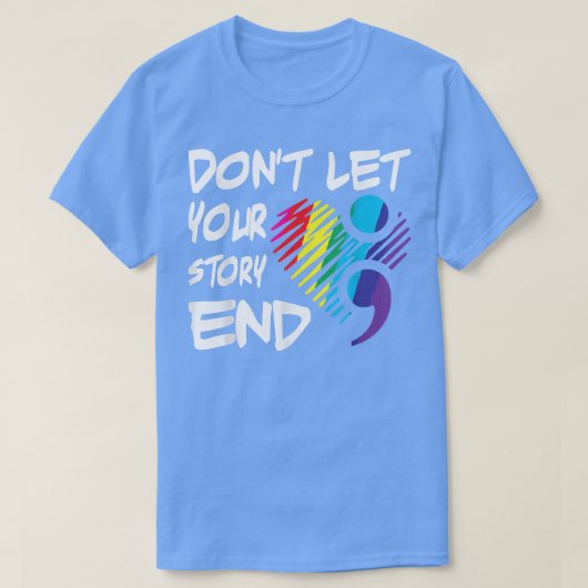 Lass dein Story End-Retro-Programm für psychische T-Shirt (Design vorne)