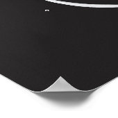 Lass, dein Traum sei größer als deine Ängste Poster (Ecke)