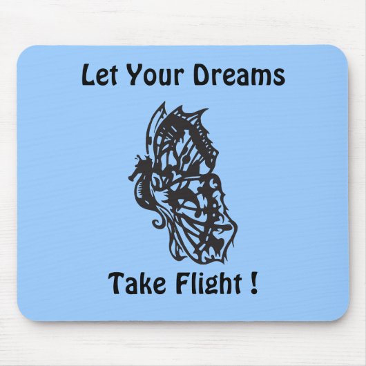 Lass deine Dreams Mouse Pad Mousepad (Vorne)