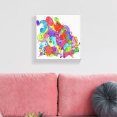 Lass deine Fantasie Leinwanddruck (Insitu (Wohnzimmer))