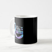 Lass deine Geschichte nicht mit einem Semikolon en Kaffeetasse (Vorderseite Links)