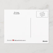 Lass deine Hair Down_A_ Postkarte (Rückseite)