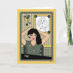 Lass deine Hair Down_C_Greeting-Karte Karte