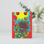 Lass deine Halluzinationen kostenlos - Ken Gage Ar Postkarte (Stehend Vorderseite)