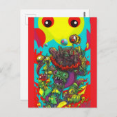 Lass deine Halluzinationen kostenlos - Ken Gage Ar Postkarte (Vorne/Hinten)