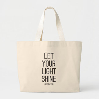 Lass deine helle Shine große Tote Tasche