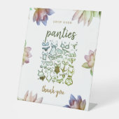 Lass deine Hosen hierher fallen Sockelschild (Vorderseite)