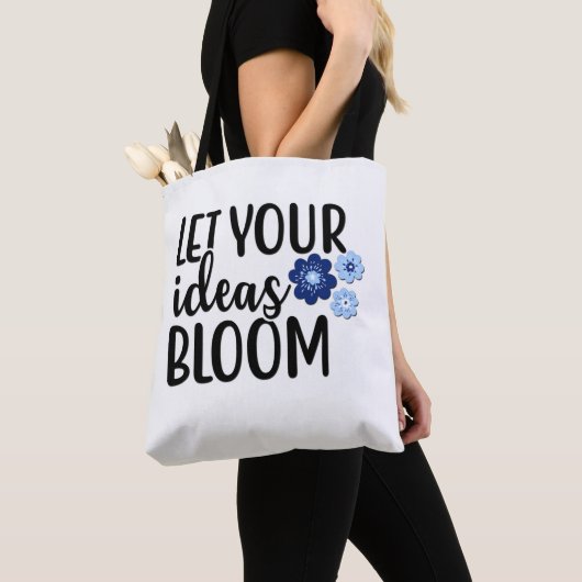 Lass deine Ideen blühen Tasche (Von Nahem)