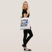 Lass deine Ideen blühen Tasche (Am Model)