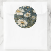Lass deine Kreativitätsblüte mit einem daisy-Desig Runder Aufkleber (Tasche)