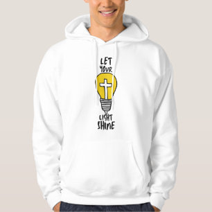 Lass deine Lichtrheinbibel Cross Men's Hoodie