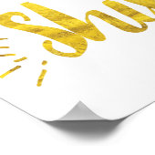 Lass Deine Light Shine Art Print Poster (Ecke)