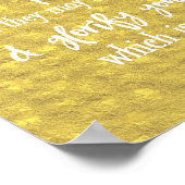 Lass Deine Light Shine KJV Bible Verse Poster (Ecke)