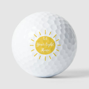 Lass Deine Light Shine Matthew 5:16 Golfbälle