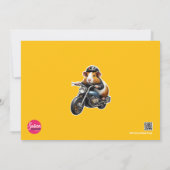 Lass deine Motoren aufheulen – es ist Partyzeit! E Einladung (Rückseite)