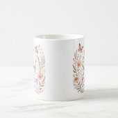 Lass deine Seele mit Boho-Wildblumen erblühen Kaffeetasse (Mittel)