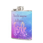 Lass deine spärlichen kosmischen Sterne nicht fall Flachmann (Links)