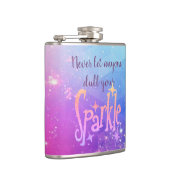 Lass deine spärlichen kosmischen Sterne nicht fall Flachmann (Rechts)