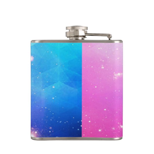 Lass deine spärlichen kosmischen Sterne nicht fall Flachmann (Rückseite)