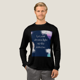 Lass deine Träume das Universum erleuchten – Inspi Tri-Blend Shirt