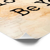 Lass deine Träume deinen Kompass sein Poster (Ecke)