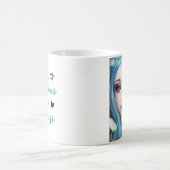 Lass deine Träume, sei dein Wings-Zitat Kaffeetasse (Mittel)