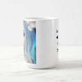 Lass deine Träume, sei dein Wings-Zitat Kaffeetasse (Mittel)