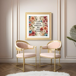 Lass deine Träume sei deine Flügel Foto drucken