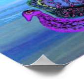 Lass deine wahren Farben glänzen Poster (Ecke)