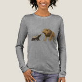 Lass deine Wut raus Tri-Blend Shirt (Vorderseite)