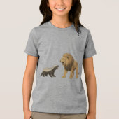 Lass deine Wut raus Tri-Blend Shirt (Vorderseite)