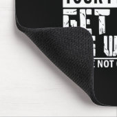 Lass deinem Präsidenten nicht, dass er sich durchs Mousepad (Ecke)