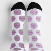 Lass deinen Ausdruck durch deine Mode Socken (Oben)