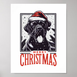 Lass Deinen Cane Corso 'sleigh' in der Saison mit Poster
