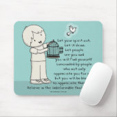 Lass deinen Geist raus Mousepad (Mit Mouse)