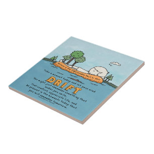 Lass deinen Geist treiben Fliese