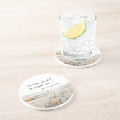 Lass deinen Glauben größer als Angst Christlicher  Getränkeuntersetzer (Seite)