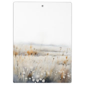 Lass deinen Glauben größer als Angst Christlicher  Klemmbrett (Rückseite)