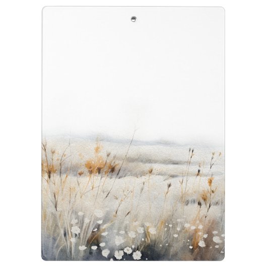 Lass deinen Glauben größer als Angst Christlicher Klemmbrett (Rückseite)