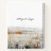 Lass deinen Glauben größer als Angst Christlicher  Notizblock (Rückseite)