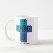 Lass deinen Glauben größer sein als deine Angst vo Kaffeetasse (Links)