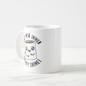 Lass deinen inneren Brewty Shine Funny Coffee Pub Kaffeetasse (Vorderseite Links)