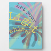 Lass deinen Lichtschacht Fotoplatte (Vorderseite)