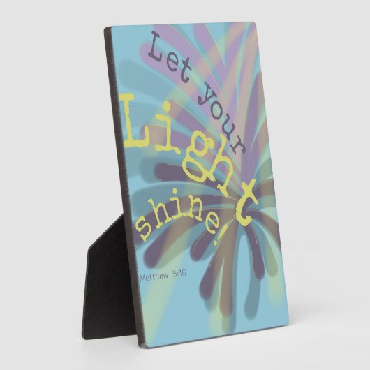 Lass deinen Lichtschacht Fotoplatte (Seite)