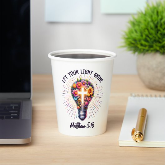 Lass deinen Lichtschacht Pappbecher (InSitu)