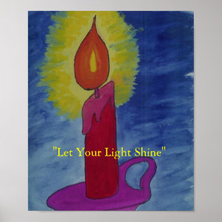 "Lass deinen Lichtschacht" Poster
