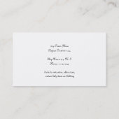 Lass deinen Lichtschacht Visitenkarte (Rückseite)