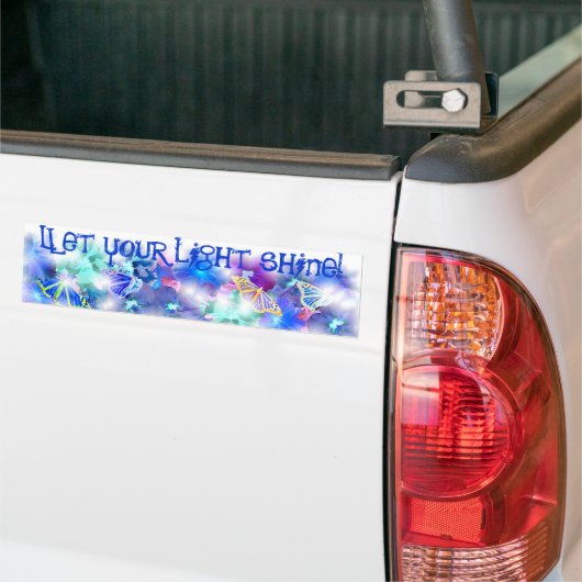 Lass deinen Lichtschein! Autoaufkleber (Auf Lkw)