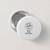 Lass deinen Lichtschein mit Gottes Lantern Button (Vorne & Hinten)