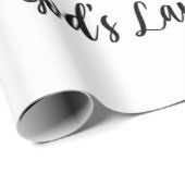 Lass deinen Lichtschein mit Gottes Lantern Geschenkpapier (Rolleneckpunkt)